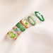 Wholesale inlaid rhinestone heart drip ring 6 piece set JDC-RS-F082 Rings 韩之尚 Wholesale Jewelry JoyasDeChina Joyas De China