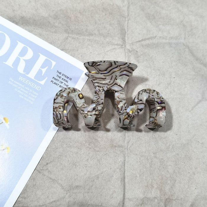 Wholesale ins dazzling color PVC hair clip JDC-HC-YaoX023 Hair Clips 姚萱 5# colorful hair clips Wholesale Jewelry JoyasDeChina Joyas De China