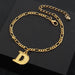 Wholesale ins wind anklet Alloy Anklet JDC-AS-NZ003 Anklet 奈珠 FZ0175-D Wholesale Jewelry JoyasDeChina Joyas De China