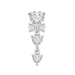 Wholesale inverted rod zircon navel nail puncture MOQ>2 JDC-UN-WH001 Piercings 威怀 Wholesale Jewelry JoyasDeChina Joyas De China
