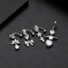 Wholesale inverted rod zircon navel nail puncture MOQ>2 JDC-UN-WH001 Piercings 威怀 Wholesale Jewelry JoyasDeChina Joyas De China