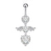 Wholesale inverted rod zircon navel nail puncture MOQ>2 JDC-UN-WH001 Piercings 威怀 Wholesale Jewelry JoyasDeChina Joyas De China