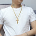 Wholesale Jesus Cross Stainless Steel Necklace JDC-NE-GuM001 Necklaces 古萌 Wholesale Jewelry JoyasDeChina Joyas De China