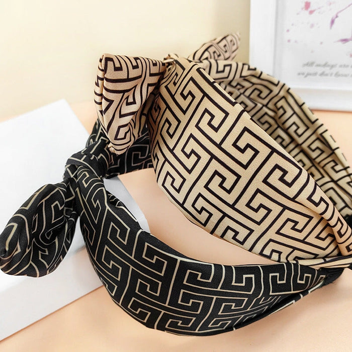 Wholesale Khaki fabric hair band JDC-HD-O355 Headband 潮炫 Wholesale Jewelry JoyasDeChina Joyas De China