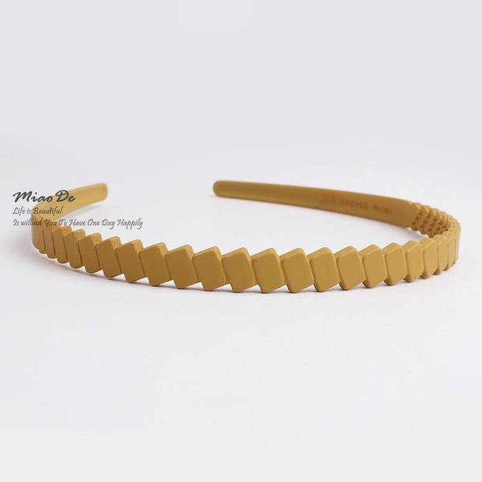 Wholesale khaki resin hairband JDC-HD-H024 Headband 妙德 Wholesale Jewelry JoyasDeChina Joyas De China