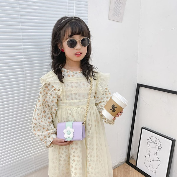 Wholesale Kids Bag Flower PU Leather Crossbody Bag JDC-SD-JiaQ097 Shoulder Bags 家庆 Wholesale Jewelry JoyasDeChina Joyas De China