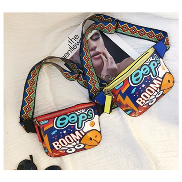 Wholesale Kids Bag PU Cartoon Waist Bag Chest Bag JDC-SD-JiaQ093 Shoulder Bags 家庆 Wholesale Jewelry JoyasDeChina Joyas De China