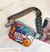 Wholesale Kids Bag PU Cartoon Waist Bag Chest Bag JDC-SD-JiaQ093 Shoulder Bags 家庆 purple Wholesale Jewelry JoyasDeChina Joyas De China