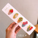 Wholesale kids cartoon oval flower resin hairpin set JDC-HC-Shij004 Hair Clips 世景 22 Wholesale Jewelry JoyasDeChina Joyas De China