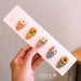 Wholesale kids cartoon oval flower resin hairpin set JDC-HC-Shij004 Hair Clips 世景 30 Wholesale Jewelry JoyasDeChina Joyas De China