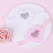Wholesale Kids Embroidered Rose Heart Shape Solid Color Headband JDC-HD-GSQN038 Headband 丘诺 Wholesale Jewelry JoyasDeChina Joyas De China