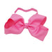 Wholesale Kids Fabric Bow Stretch Hair Scrunchies JDC-HS-Chund007 Hair Scrunchies 春蝶 dark pink Wholesale Jewelry JoyasDeChina Joyas De China