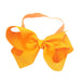 Wholesale Kids Fabric Bow Stretch Hair Scrunchies JDC-HS-Chund007 Hair Scrunchies 春蝶 orange Wholesale Jewelry JoyasDeChina Joyas De China