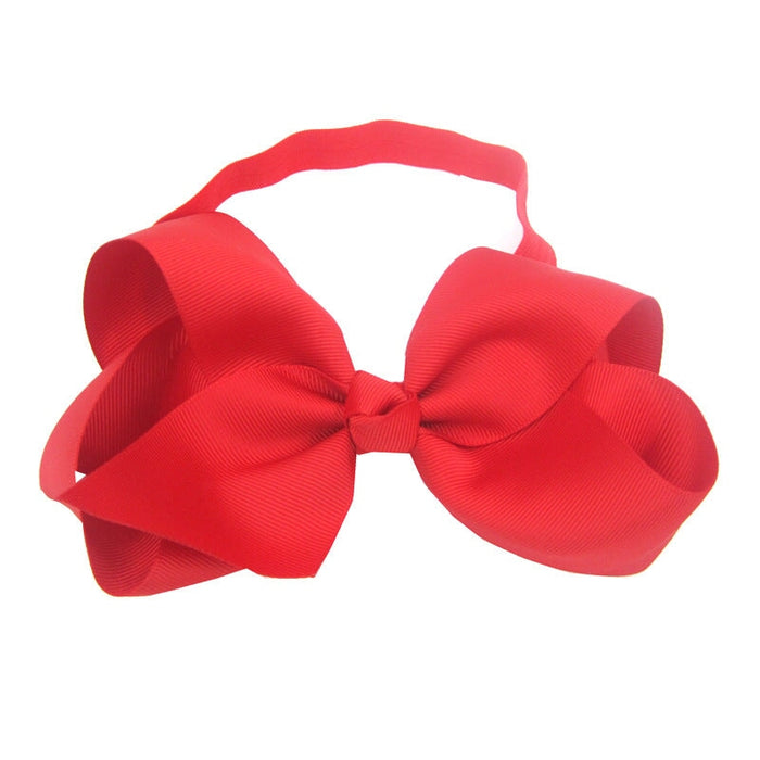 Wholesale Kids Fabric Bow Stretch Hair Scrunchies JDC-HS-Chund007 Hair Scrunchies 春蝶 red Wholesale Jewelry JoyasDeChina Joyas De China