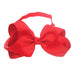 Wholesale Kids Fabric Bow Stretch Hair Scrunchies JDC-HS-Chund007 Hair Scrunchies 春蝶 red Wholesale Jewelry JoyasDeChina Joyas De China