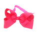 Wholesale Kids Fabric Bow Stretch Hair Scrunchies JDC-HS-Chund007 Hair Scrunchies 春蝶 rose red Wholesale Jewelry JoyasDeChina Joyas De China