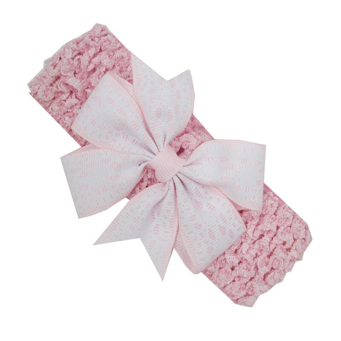 Wholesale Kids Hair Rope Printed Dovetail Bow with Knitted Fabric Hair Scrunchies JDC-HS-Chund001 Hair Scrunchies 春蝶 Wholesale Jewelry JoyasDeChina Joyas De China