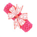 Wholesale Kids Hair Rope Printed Dovetail Bow with Knitted Fabric Hair Scrunchies JDC-HS-Chund001 Hair Scrunchies 春蝶 watermelon red Wholesale Jewelry JoyasDeChina Joyas De China