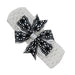 Wholesale Kids Hair Rope Printed Dovetail Bow with Knitted Fabric Hair Scrunchies JDC-HS-Chund001 Hair Scrunchies 春蝶 white Wholesale Jewelry JoyasDeChina Joyas De China