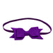 Wholesale Kids Non Woven Bow Cloth Hair Scrunchies JDC-HS-Chund003 Hair Scrunchies 春蝶 dark purple Wholesale Jewelry JoyasDeChina Joyas De China