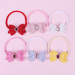 Wholesale Kids Nylon Bow Love Rhinestone Solid Color Headband JDC-HD-GSQN036 Hair Scrunchies 丘诺 Wholesale Jewelry JoyasDeChina Joyas De China