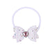 Wholesale Kids Nylon Bow Love Rhinestone Solid Color Headband JDC-HD-GSQN036 Hair Scrunchies 丘诺 White (Love) Wholesale Jewelry JoyasDeChina Joyas De China