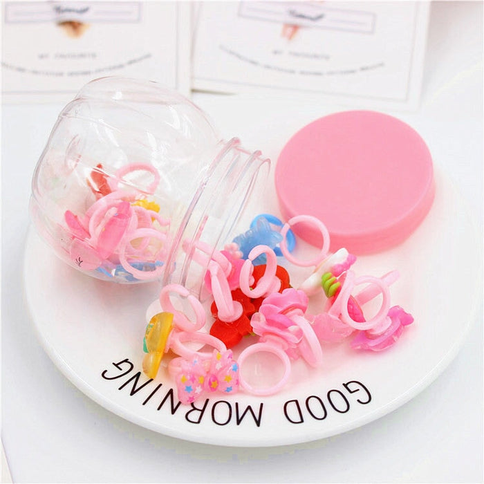 Wholesale kids pumpkin ring set box JDC-RS-Duor002 Rings 朵蕊 1 Wholesale Jewelry JoyasDeChina Joyas De China