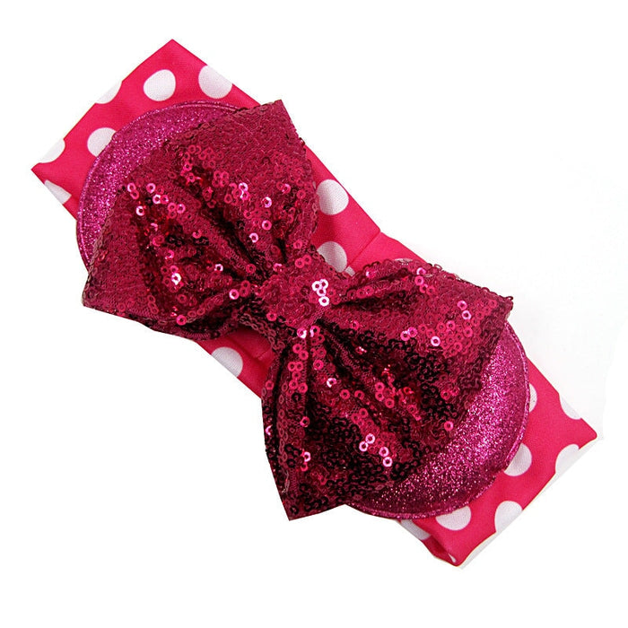 Wholesale Kids Sequin Bow Cloth Hair Scrunchies JDC-HS-Chund006 Hair Scrunchies 春蝶 6 Wholesale Jewelry JoyasDeChina Joyas De China