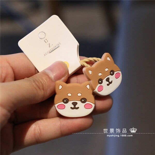 Wholesale Kids Silicone Cartoon Hair Scrunchies MOQ≥5 JDC-HS-Shij006 Hair Scrunchies 世景 MOQ5 ali set Wholesale Jewelry JoyasDeChina Joyas De China