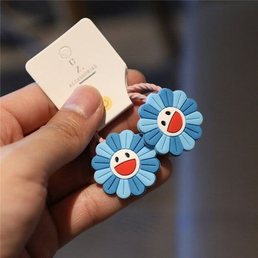 Wholesale Kids Silicone Cartoon Hair Scrunchies MOQ≥5 JDC-HS-Shij006 Hair Scrunchies 世景 MOQ5 blue set Wholesale Jewelry JoyasDeChina Joyas De China
