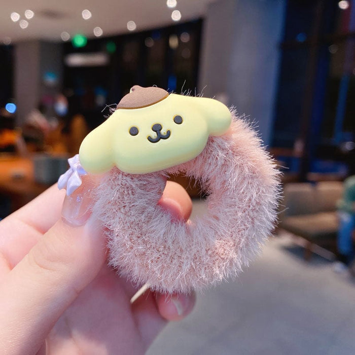Wholesale kitten puppy rabbit furry hair rope(F) JDC-HS-BL001 Hair Scrunchies 冰澜 Wholesale Jewelry JoyasDeChina Joyas De China