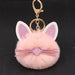 Wholesale Kitten Whiskers Alloy Imitation Hair Hair Ball Keychain JDC-KC-Zuge023 Keychains 祖格 Wholesale Jewelry JoyasDeChina Joyas De China