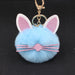Wholesale Kitten Whiskers Alloy Imitation Hair Hair Ball Keychain JDC-KC-Zuge023 Keychains 祖格 Wholesale Jewelry JoyasDeChina Joyas De China