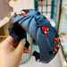 Wholesale Knot Mickey Headband JDC-HD-O041 headband JoyasDeChina Blue Wholesale Jewelry JoyasDeChina Joyas De China