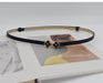 Wholesale Ladies PU Leather Clover Thin Belt JDC-WB-YunT002 Womenbelt 云图 Wholesale Jewelry JoyasDeChina Joyas De China