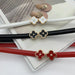 Wholesale Ladies PU Leather Clover Thin Belt JDC-WB-YunT002 Womenbelt 云图 Wholesale Jewelry JoyasDeChina Joyas De China