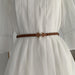 Wholesale Ladies PU Leather Clover Thin Belt JDC-WB-YunT002 Womenbelt 云图 Wholesale Jewelry JoyasDeChina Joyas De China