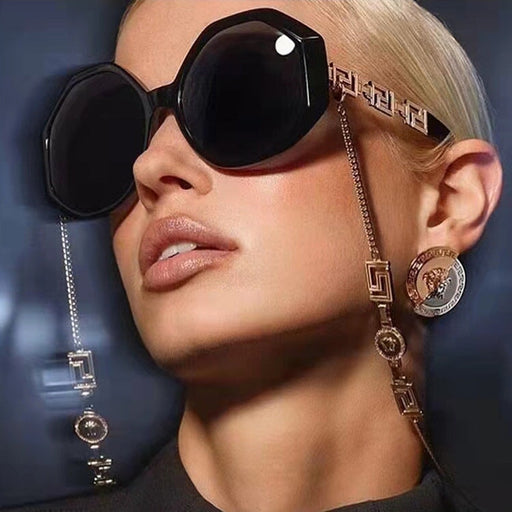 Wholesale large box irregular vintage metal skeleton sunglasses JDC-SG-KD138 Sun Glasses 珂盾 Wholesale Jewelry JoyasDeChina Joyas De China