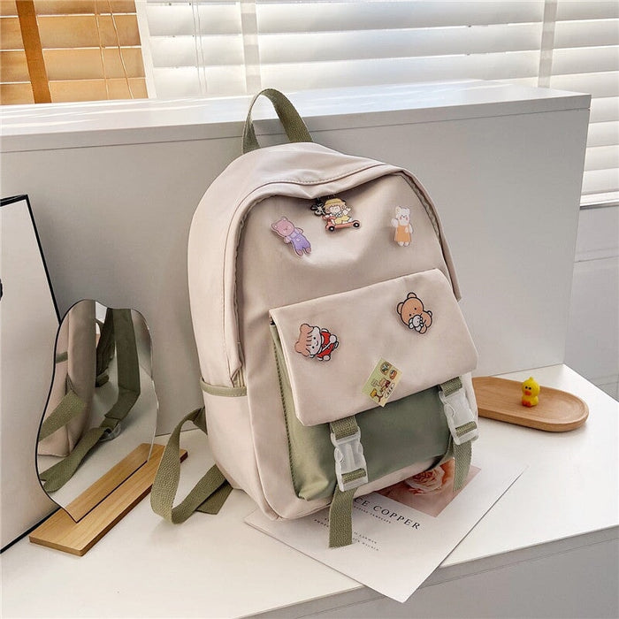 Wholesale large capacity canvas backpack JDC-BP-MJ002 Backpack Bags 麦嘉 6 Wholesale Jewelry JoyasDeChina Joyas De China