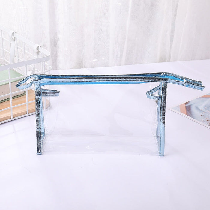 Wholesale Large Capacity Transparent PVC Storage Bag Cosmetic Bag MOQ≥10 JDC-CB-DeMu001 Cosmetic bag 德沐 Wholesale Jewelry JoyasDeChina Joyas De China