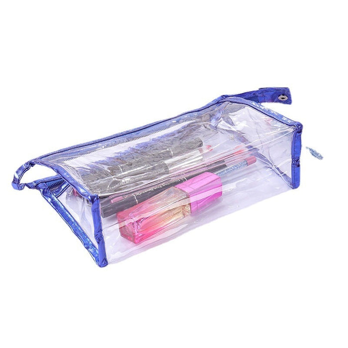 Wholesale Large Capacity Transparent PVC Storage Bag Cosmetic Bag MOQ≥10 JDC-CB-DeMu001 Cosmetic bag 德沐 Wholesale Jewelry JoyasDeChina Joyas De China