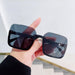 Wholesale large frame thin anti ultraviolet Sunglasses JDC-SG-PLS043 Sunglasses 普琳丝 Wholesale Jewelry JoyasDeChina Joyas De China
