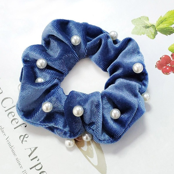 Bulk Jewelry Wholesale large intestine pearl Hair Scrunchies JDC-HS-K030 Wholesale factory from China YIWU China