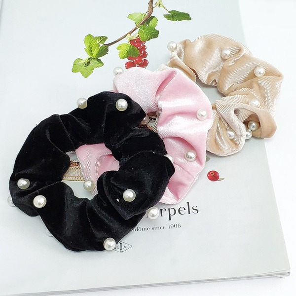 Bulk Jewelry Wholesale large intestine pearl Hair Scrunchies JDC-HS-K030 Wholesale factory from China YIWU China