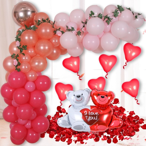 Wholesale Latex/Aluminum Film Valentine's Day Decorative Balloons Set JDC-BL-Qih003 祺惠 Wholesale Jewelry JoyasDeChina Joyas De China