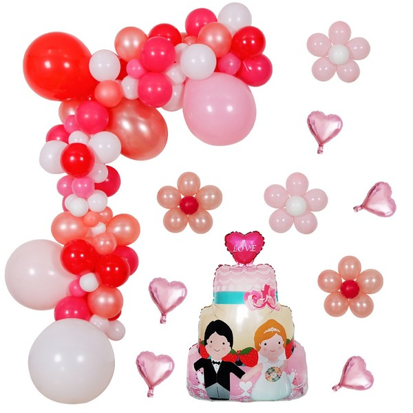 Wholesale Latex/Aluminum Film Valentine's Day Decorative Balloons Set JDC-BL-Qih004 祺惠 Wholesale Jewelry JoyasDeChina Joyas De China