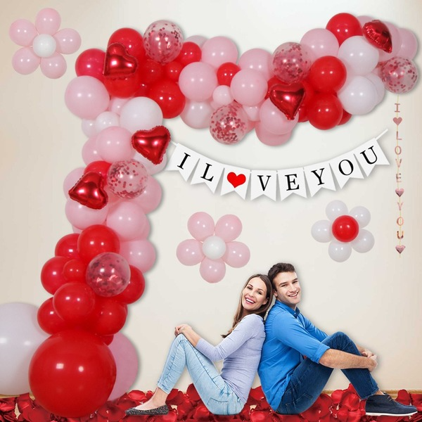 Wholesale Latex/Aluminum Film Valentine's Day Decorative Balloons Set JDC-BL-Qih005 祺惠 Wholesale Jewelry JoyasDeChina Joyas De China