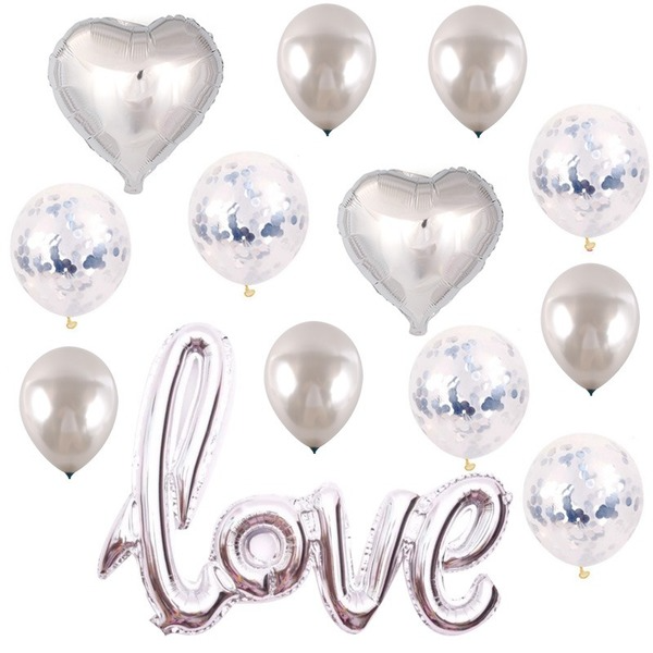 Wholesale Latex/Aluminum Film Valentine's Day Decorative Balloons Set JDC-BL-Qih006 祺惠 Wholesale Jewelry JoyasDeChina Joyas De China