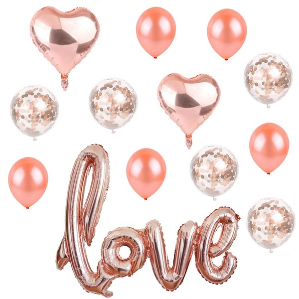 Wholesale Latex/Aluminum Film Valentine's Day Decorative Balloons Set JDC-BL-Qih006 祺惠 Wholesale Jewelry JoyasDeChina Joyas De China