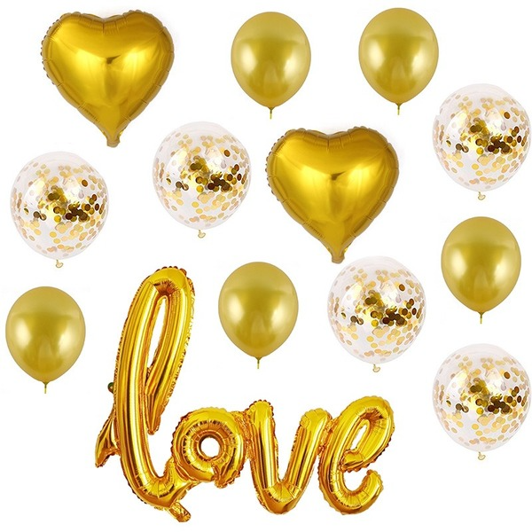 Wholesale Latex/Aluminum Film Valentine's Day Decorative Balloons Set JDC-BL-Qih006 祺惠 Wholesale Jewelry JoyasDeChina Joyas De China